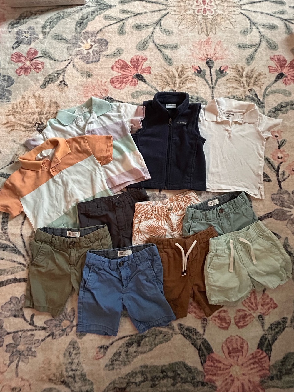 18-24/2T Lot: Shorts & Polos Set- Crewcuts, Rachel Zoe, H&M, Gap